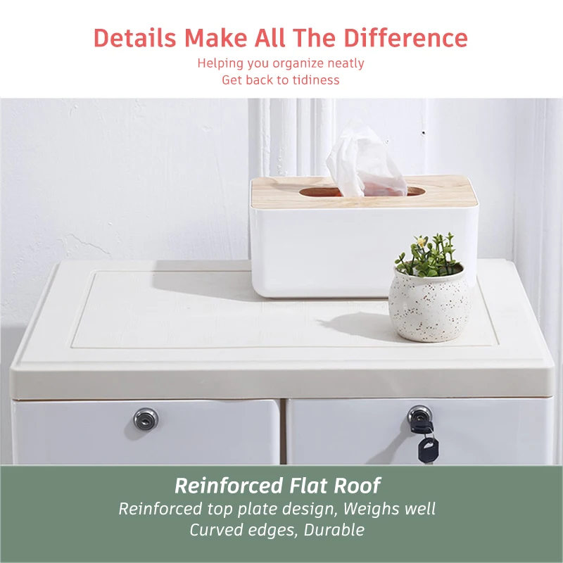 ABS material MDF top colorful drawer clothes cabinets  4 layers,5 layers plastic storage cabinet