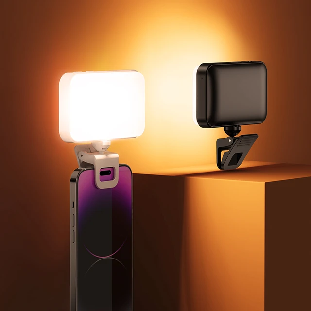 Portable Selfie Fill Light Vlog Video Shooting Phone Ring Light Led Mini Ring Light for Phone iPad Tablet PC