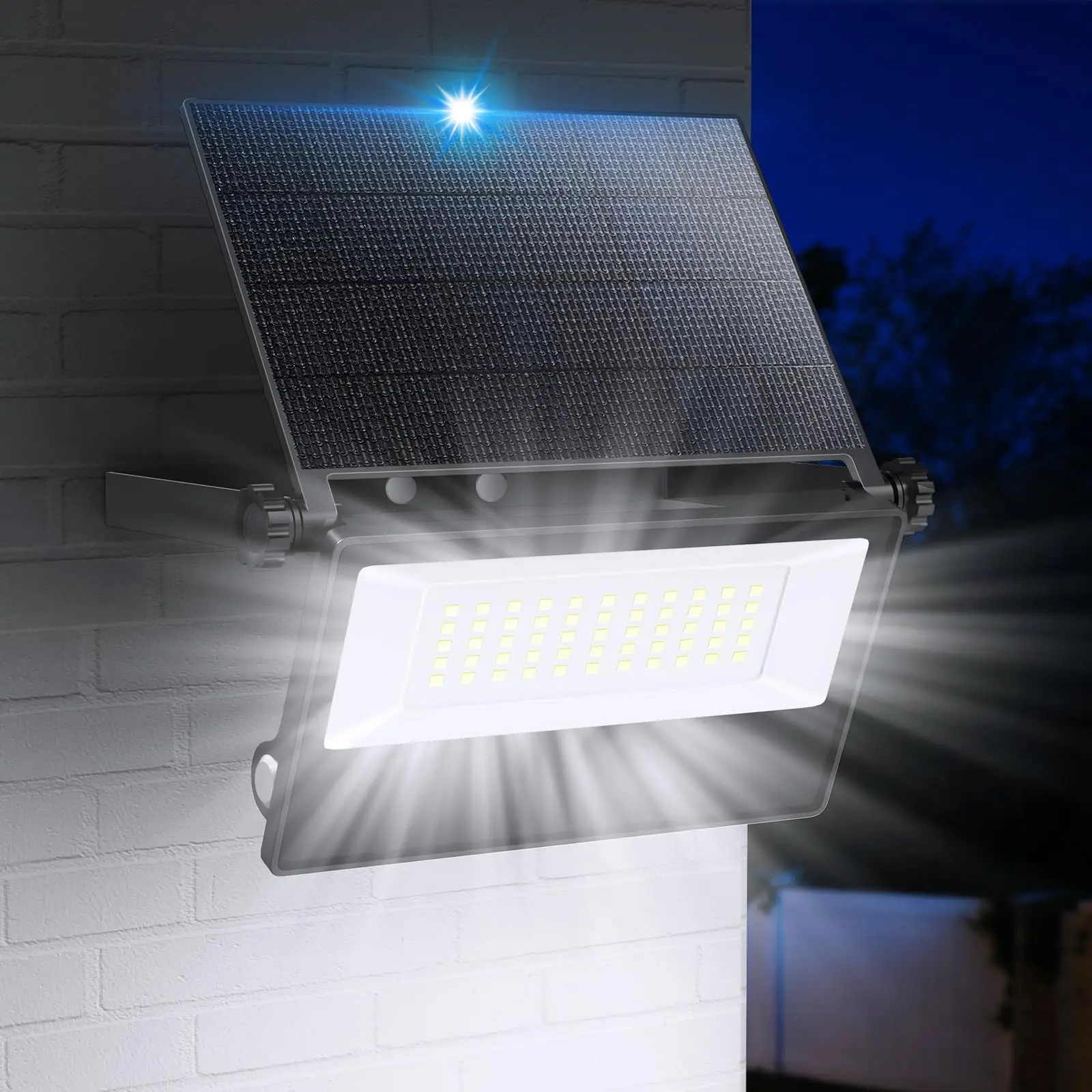20w Solar Flood Light With Motion Sensor Dawn To Dusk Solar Street
