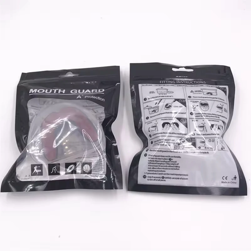 Custom Logo Mouth Guard for Teeth Mouth Guard With Plastic Case Box