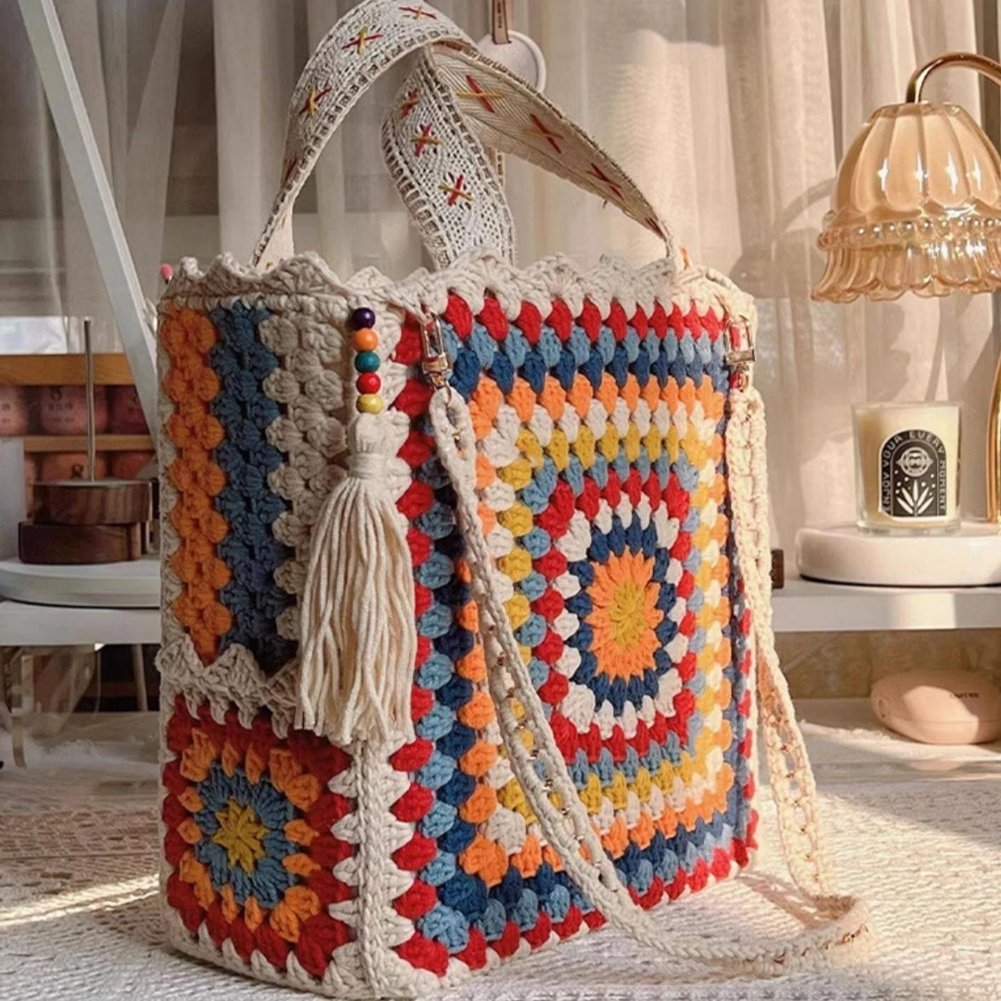 SMB 60%Cotton40%Acrylic Crochet Colorful 4ply Hand Knitting Milk Cotton  Yarn DIY Crochet Bags and Toys Fancy Yarn