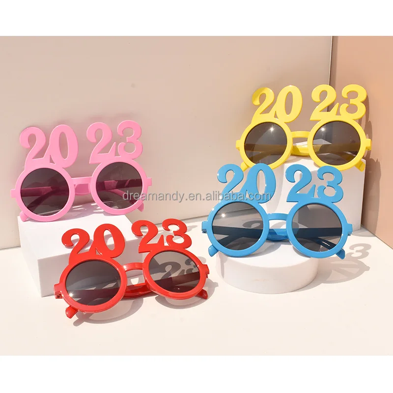 Buy Wholesale China Happy New Year's Eve Glasses 2023 Party Photo Prop  Supplies & Party Sunglasses at USD 0.8