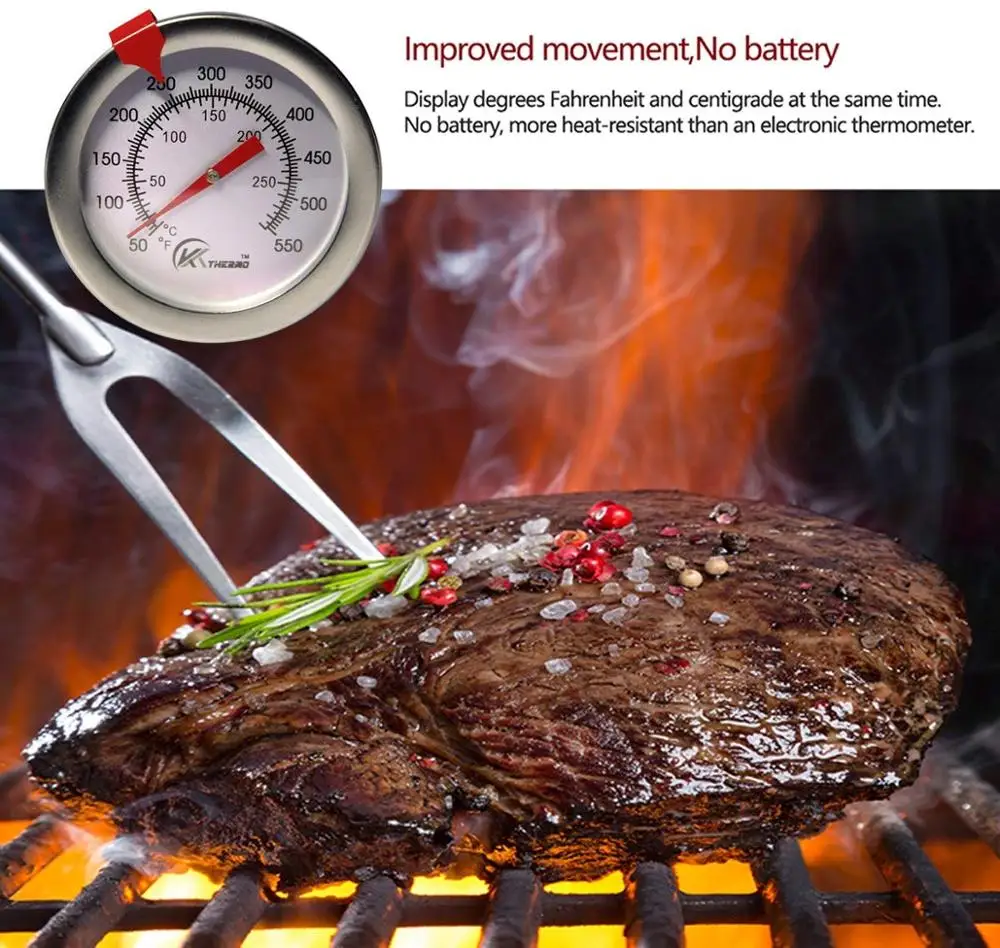 Lexium Thermomètre à viande sans fil - Thermomètre à viande Bluetooth - Thermomètre à