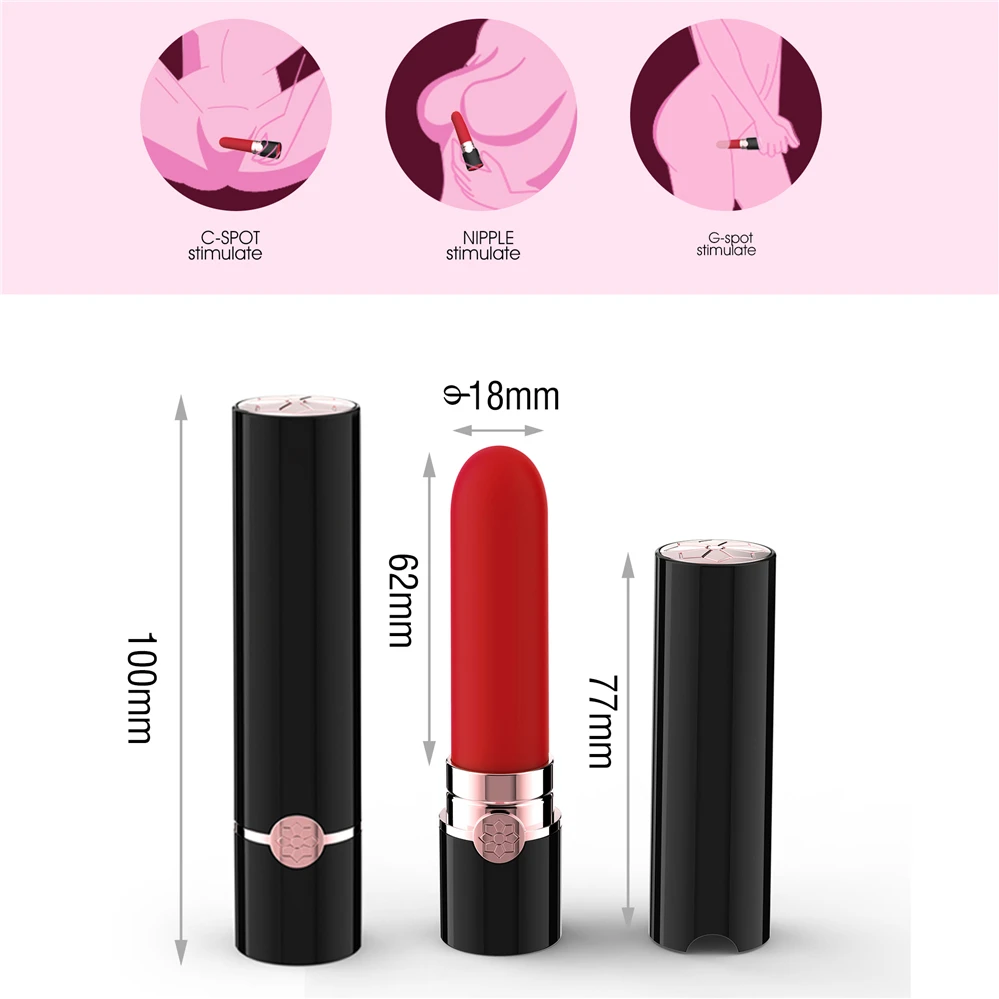 Mini Secret Bullet Lipsticks Vibrator Clitoris Stimulator Masturbator  G-spot Massager Sex Toys Vibrator for Women Sex