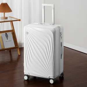 custom logo Luggage Suitcase Zipper Rolling Case Large Capacity Classic Fashionable Durable Student Password Case Universal Wheel Men Women