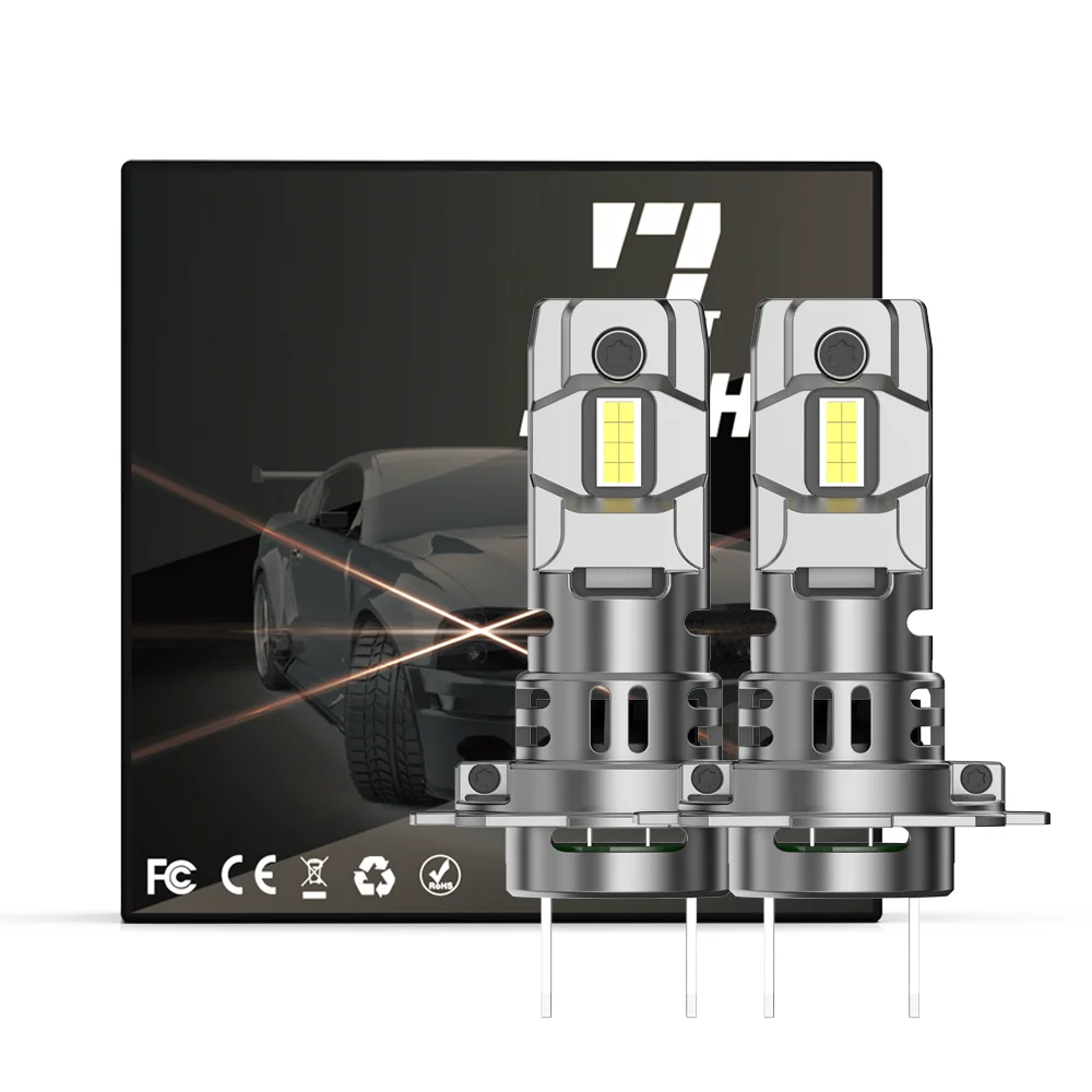 Automotive 12v H7 Led Canbus Auto Headlamp Bulb Csp 6500k H7 Mini ...