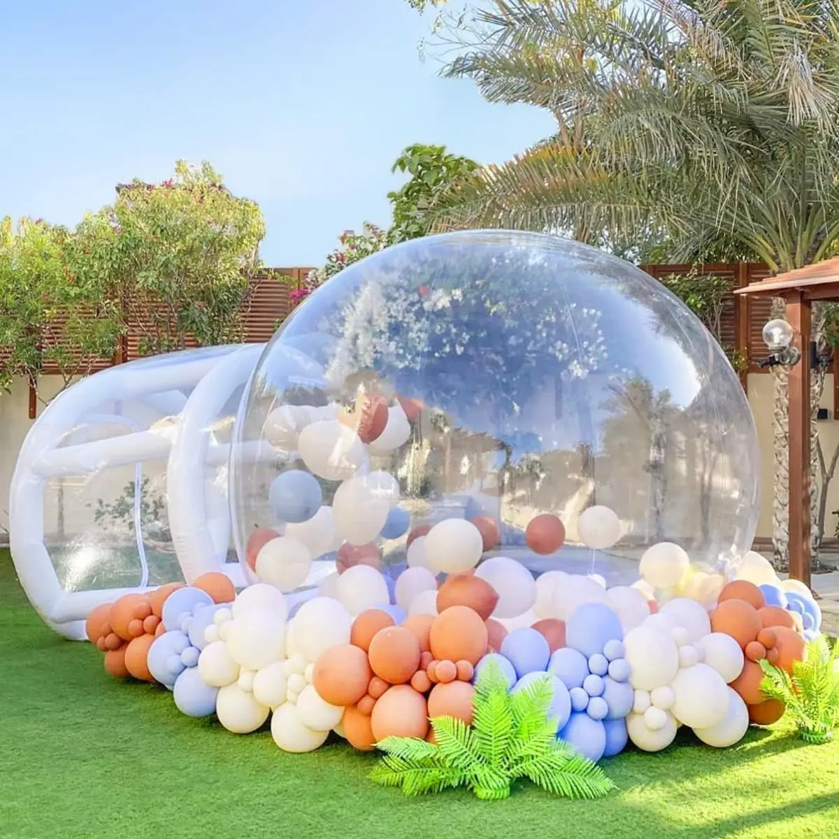 Bubble Bouncy Transparent Inflatable Bounce Bubble House Fun Dome Bubble House with Balloon