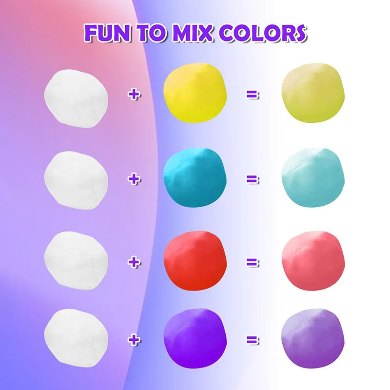 Bview Art 36 Colors Air Dry Ultra Light Magic Clay Soft & Stretchy Diy