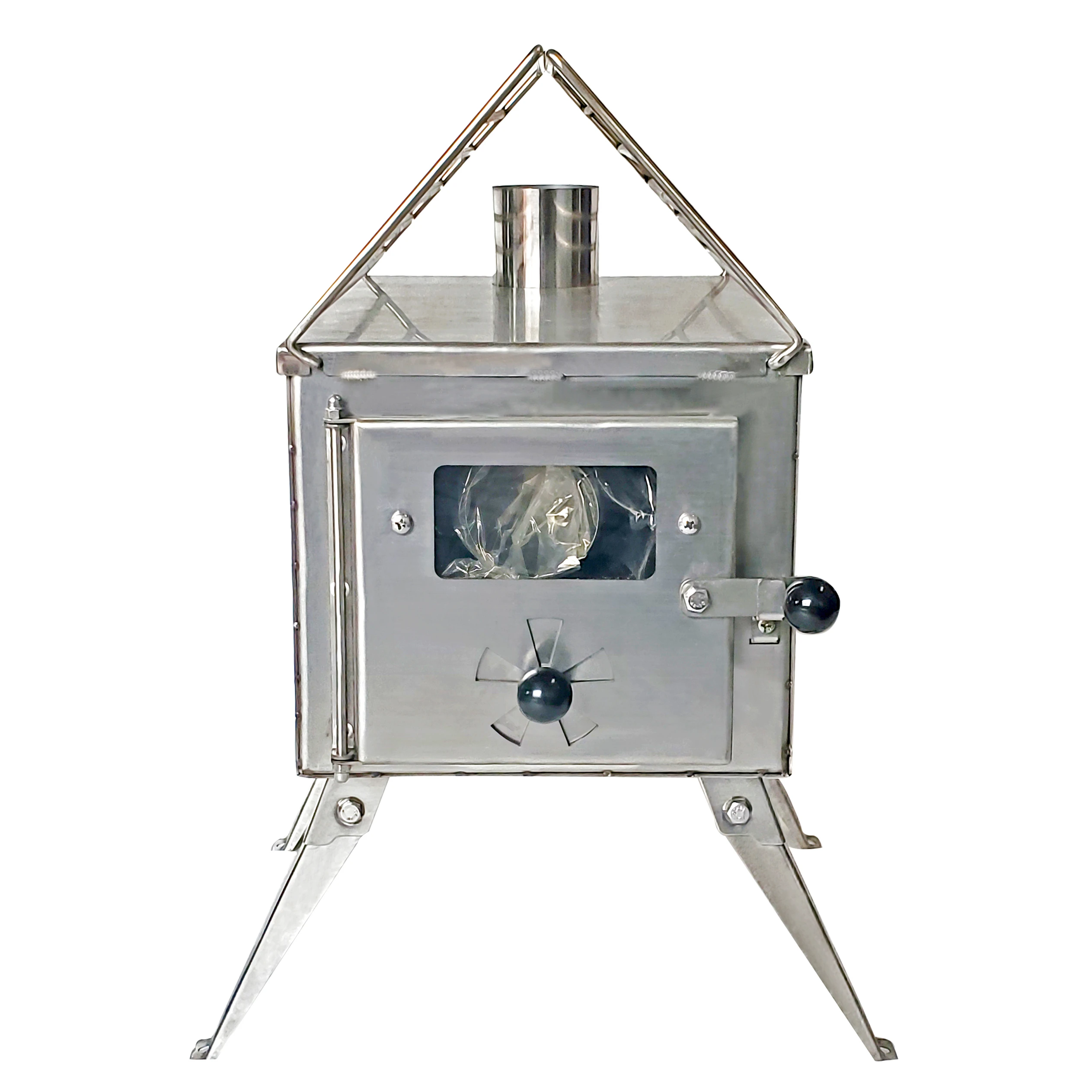 Titanium Stove,4 Season Bell Tent with Stove