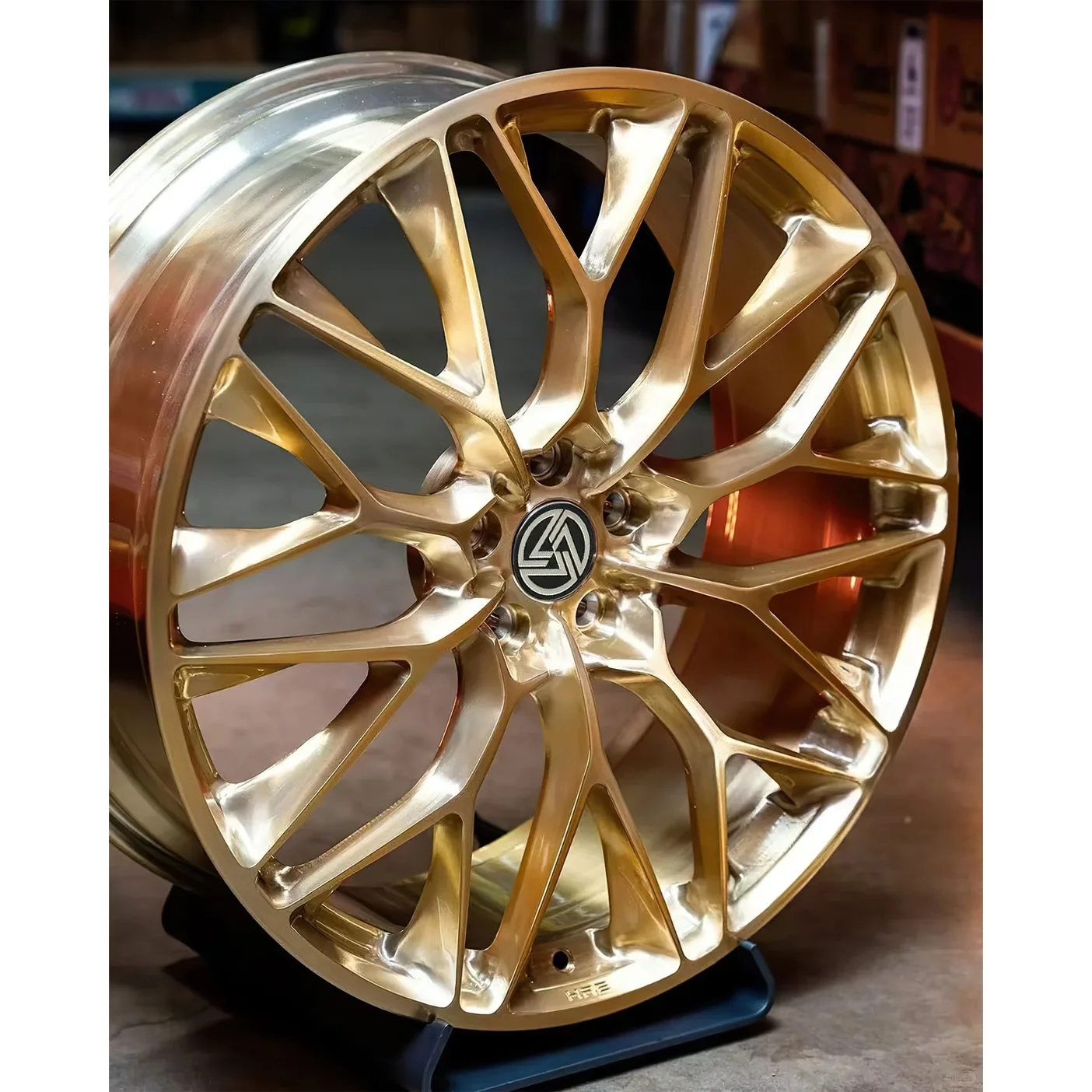 XL Monoblock Bronze Concave Deep Dish Chrome Wheel Alloy Forged Wheels 5x114.3 5x120 5x112 Custom Forging Racing Car Wheel - Image 6