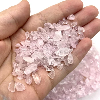 wholesale 5-7mm tumbled rose quartz polishing ston