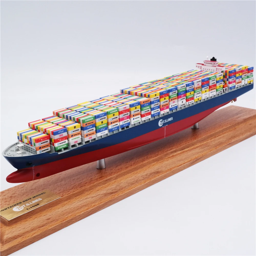 【A】35cm TS-LINE container ship model Custom shipping scale model O.A.S ship model