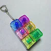 6-button transparent case with colorful cap