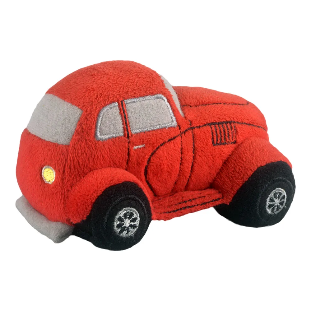 custom stuffed baby toy plush stuffed toy red car boys
