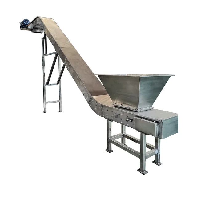 China Professional Factory Industrial Commercial Conveyor High Effectively Stainless Steel Scrape Conveyor 4