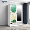 2 sliding door wardrobe with drawer