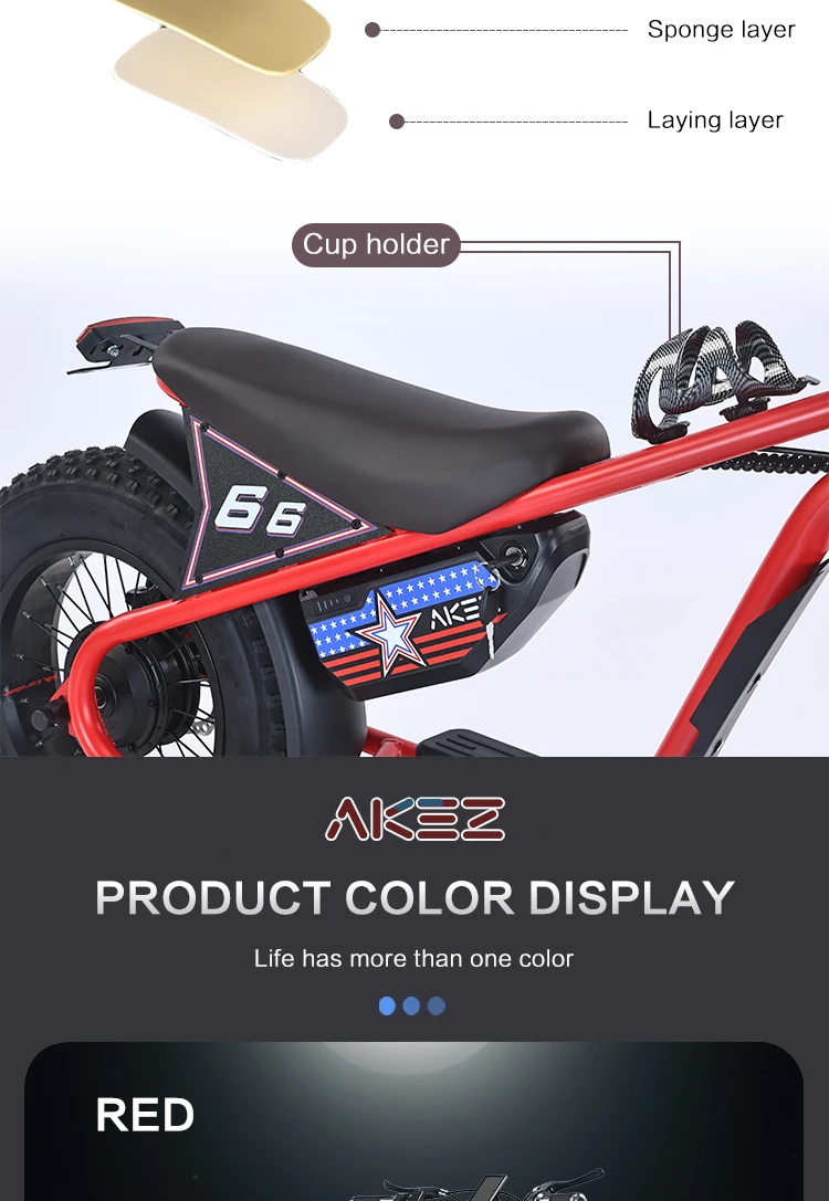 ZX 16*4.0 off Road Children Electric Bike - 36V350W Motor