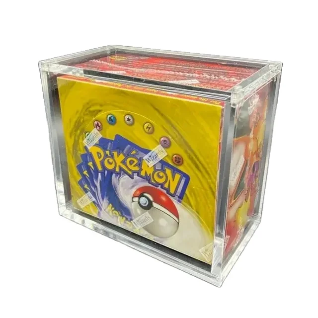 Acrylic Booster Box Display Case - Durable & Clear Protection Acrylic Booster Box Display Case - Durable & Clear Protection