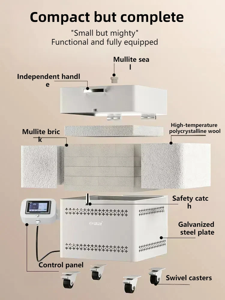 Smart High Temperature Ceramic Works Electric Kiln Small Pottery Kiln Electric
