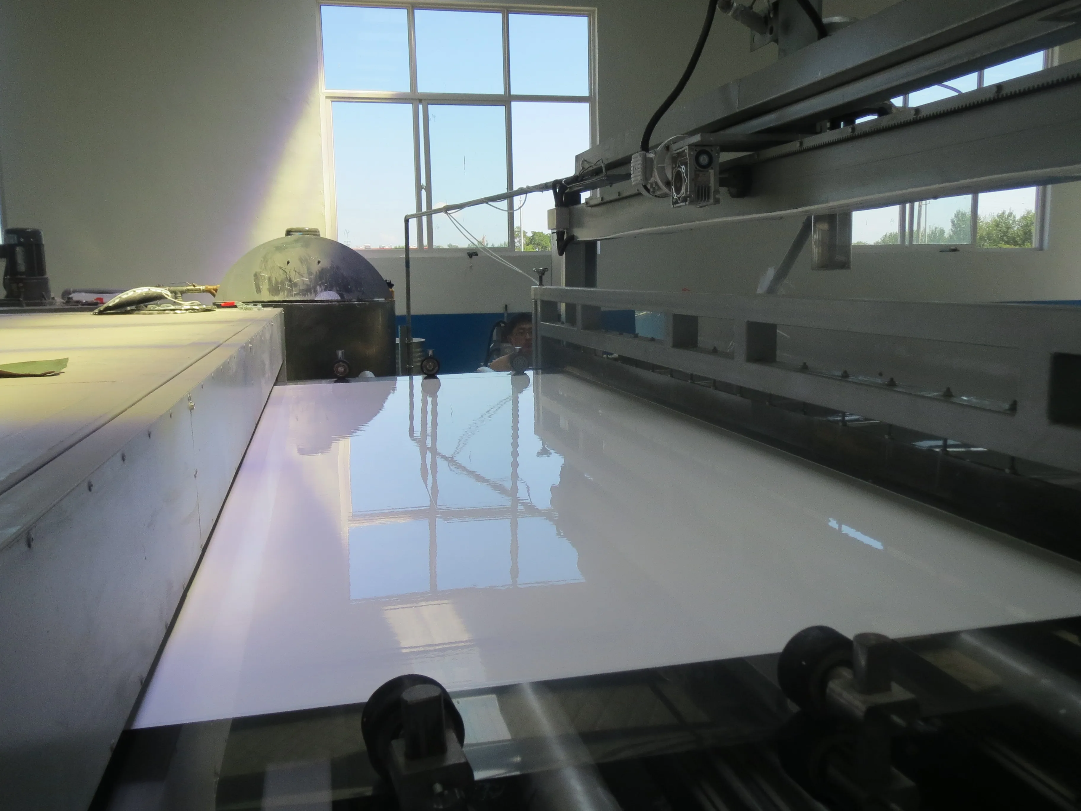 Flat Fiberglass Reinforced Frp Sheet Making Machine For Trailer Side