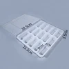 15-grid tray with transparent  lid