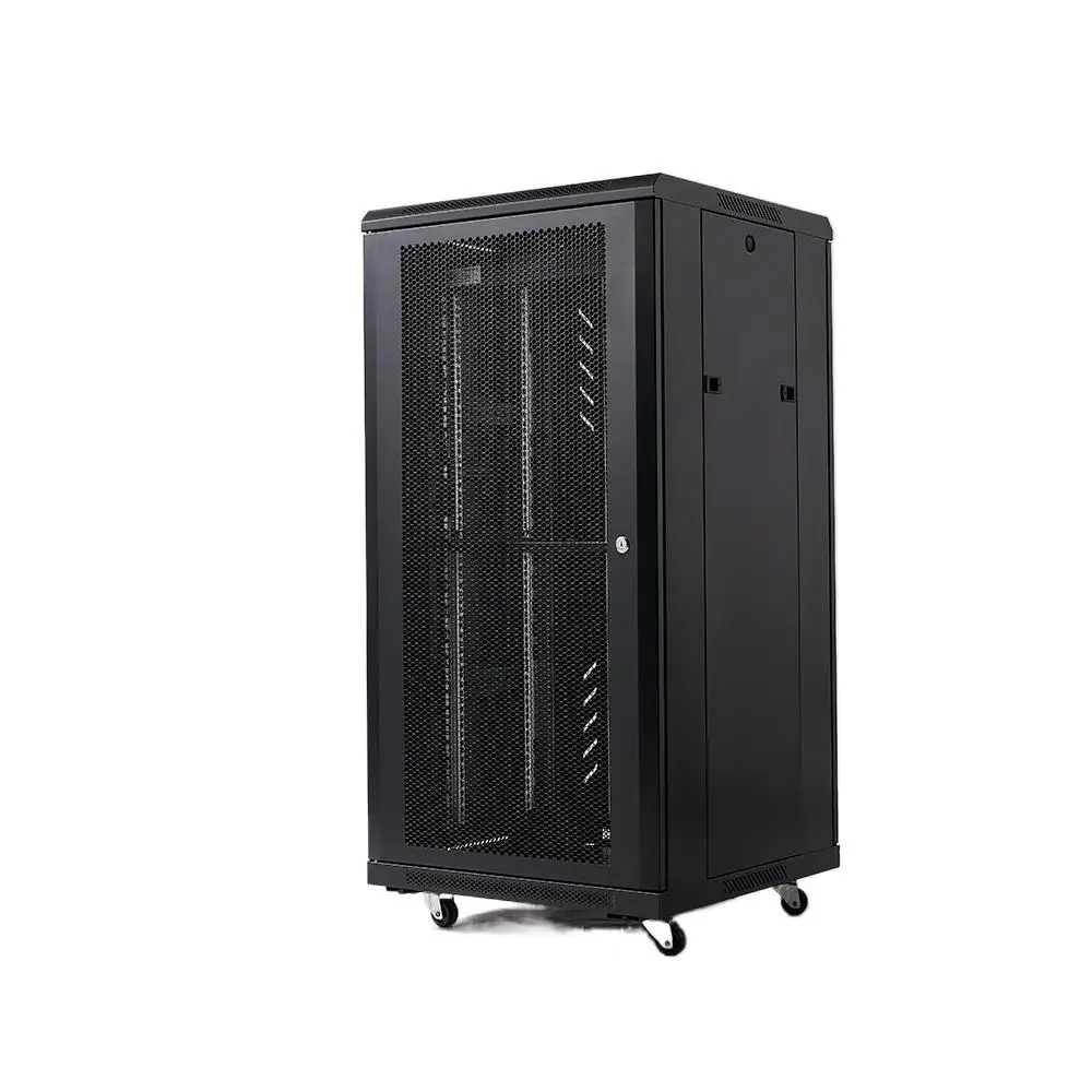 19 Inch Data Center Used Outdoor Stand Server Rack with Fan and Shelf, Network Server Rack Cabinet