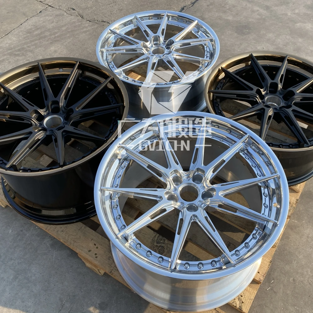 GVICHN Custom 18-26 Inch Forged Aluminium Alloy Wheel Deep Lip Deep Dish Car Wheel 50mm OEM Etched New custom car wheels