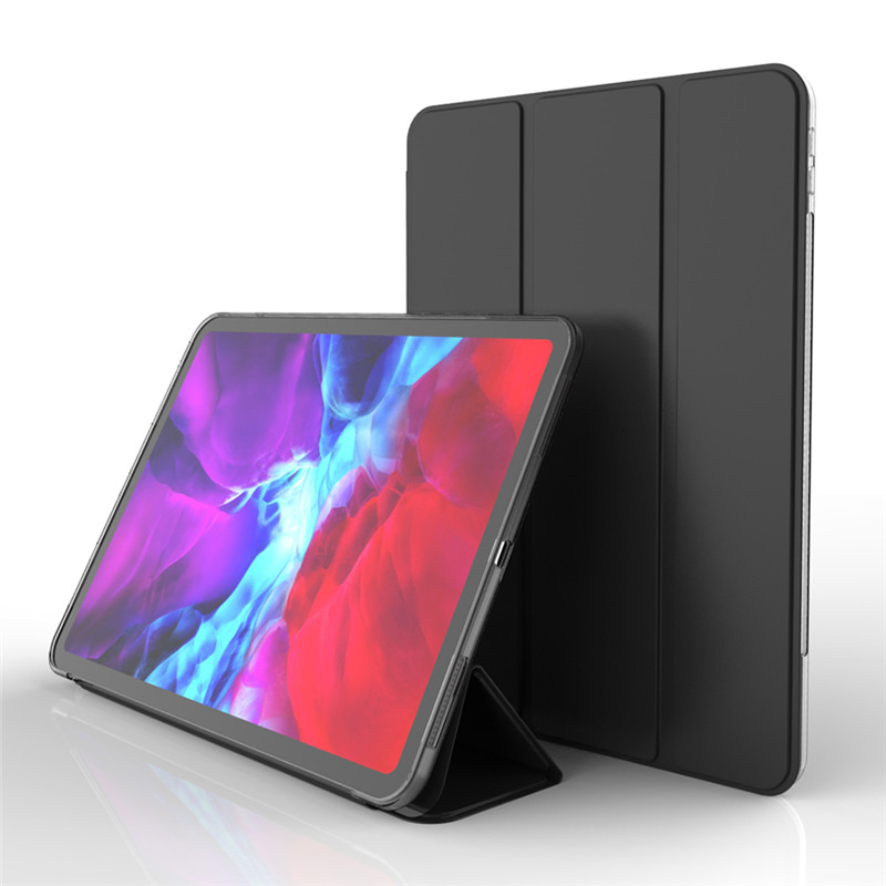 Чехол для планшета iPad Pro 11 дюймов, чехол из искусственной кожи, Магнитный умный Мягкий защитный чехол из ТПУ для задней панели ipad Pro11, чехол
