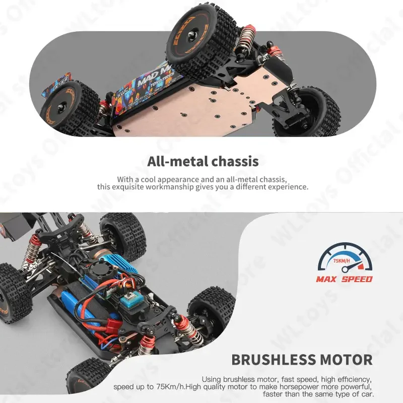 Wltoys 184016 - High Speed 4WD RC Car for off-Road Fun