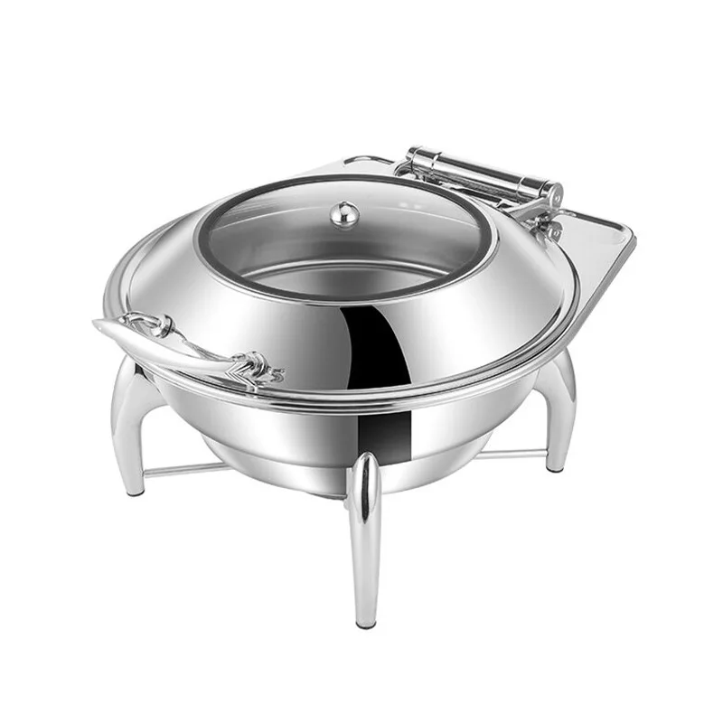 Commercial Catering Kitchenware Set Alcohol Stove Or Electric Hot Pot Chafer Dishes Food Buffet