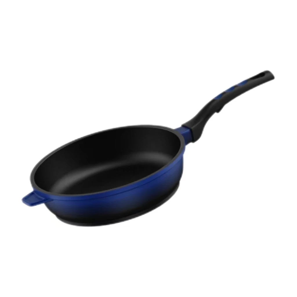 CENTURY 28 cm Klein Blue Aluminum Cookware High Aesthetic Value Induction-Friendly Frying Pan for Cooking