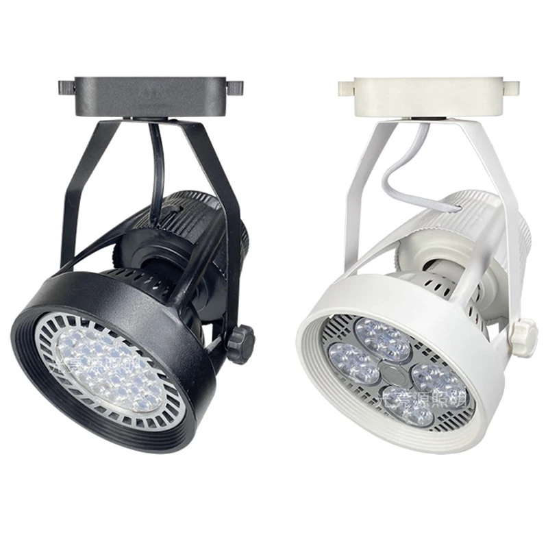LED Track lighting with PAR30 24w 35W Spot lamp LED Bulb for Indoor Lighting Clothes Jewel Shop Restaurant Dining room
