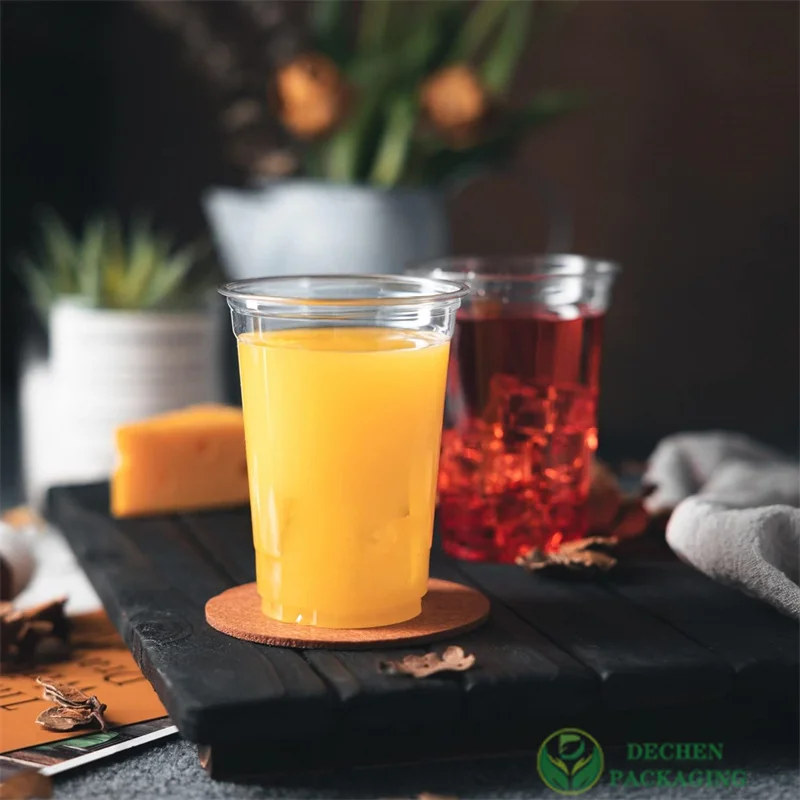 U Shape Cups Ice Cream Plastic Cup