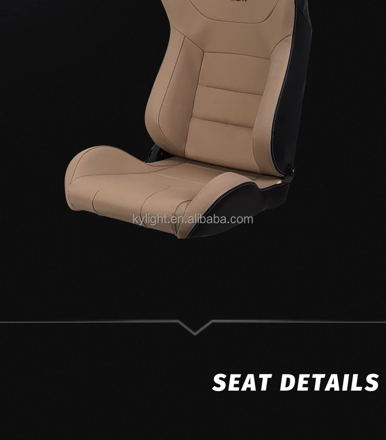 Fashionable Luxury Racing With Slider Red Leather Bucket Car Seat Buy