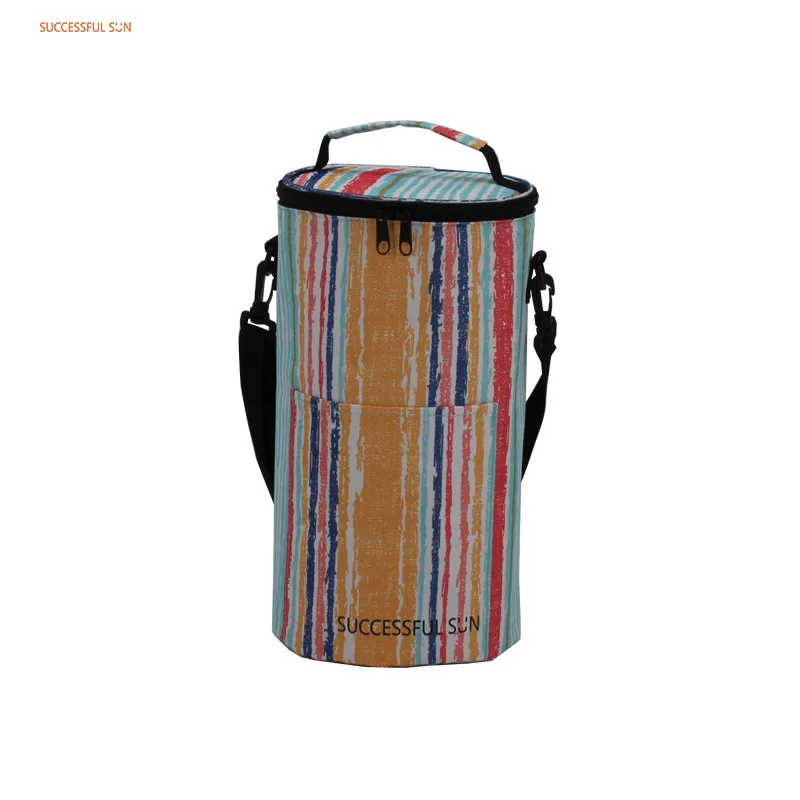 product 2025 new style cylinder bag large capacity messenger bag versatile bucket polyester cloth shoulder bag for women-9