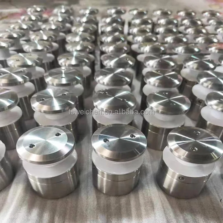 Glass Railing Pins Heavy Duty Glass Standoff Pins & Clamps | Stainless Steel Balustrade ...