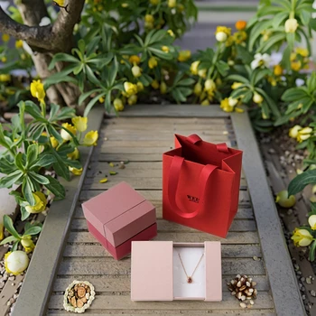 Fashion Jewelry Drawer Box Valentine's Day Mother's Day Surprise Jewelry Box Custom Bracelet Earrings Necklace Collector's Box
