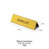 Metal name plate