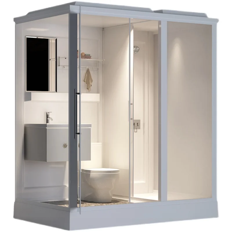 All In One Portable Prefab Sanitary Mobile Toilets Shower Room Modular ...