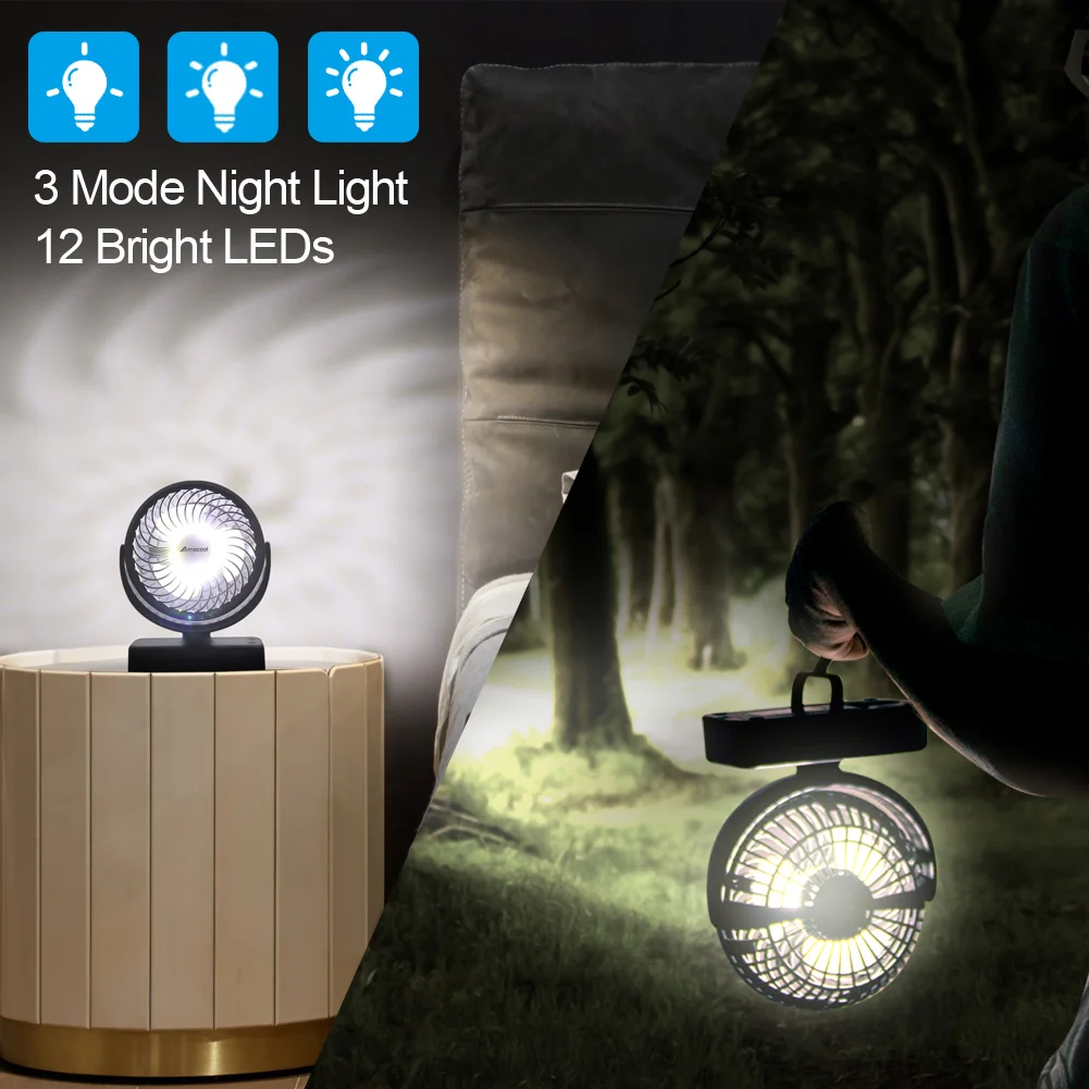 Table Fan, Portable, 5V, Battery - detail 8