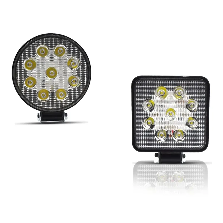 
4 дюймов квадратные 27 Вт 42 Вт 48 Вт 72 Вт 126 102 белый ультра яркий свет водить автомобиль свет работы грузовик внедорожник вспомогательный источник света 