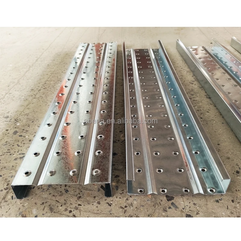 Galvanized Steel Perforated Stair Risers &Treads Roll Forming Machine ...