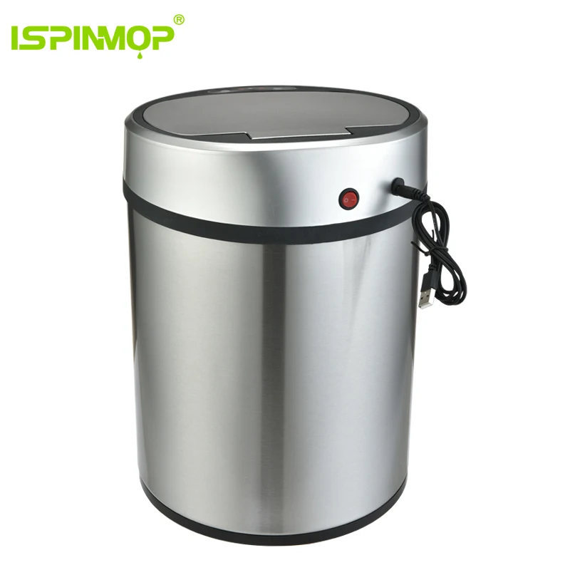 Trash Bin Sensor Smart Household USB Charging Automatic Waste Garbage Bin for Easily Household Cleaning Part