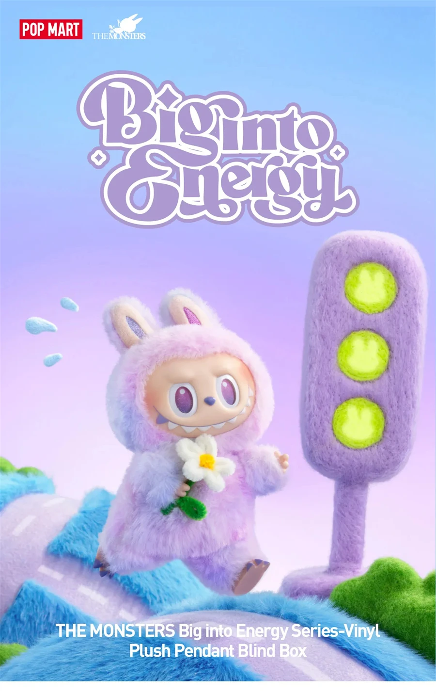 Pop Mart Labubu 3.0 V3 Big Into Energy Series Blind Box Love