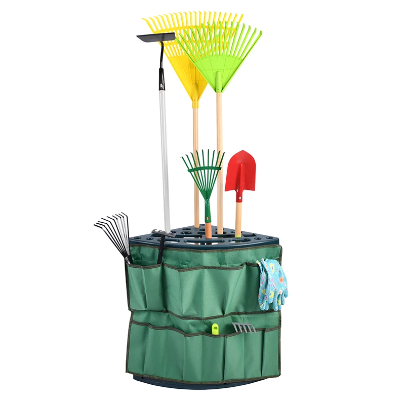 Vertak 20kg Capacity Plastic Garden Tool Rack Garden Tool Organizer