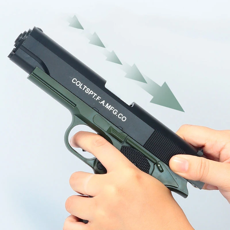 Игрушечный пистолет LONGXI M1911 пуля с мягкой пулей
