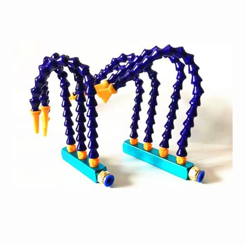 TEBAK Plastic Blow Nozzle Universal Bamboo Joint Tube Snake-shaped Tube Spray Head Multi-pipe Cooling Tube Distributor