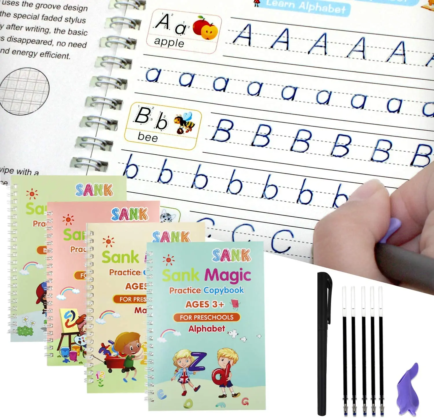 Customize Kids Need Writing Practice Magical Copybook English Arabic