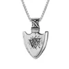 Geometric axe + stainless steel chain