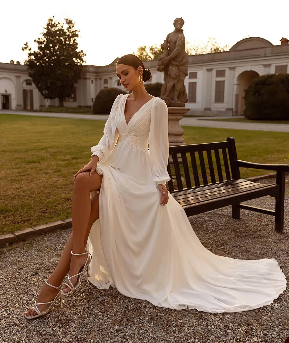 long white church dress Women Church Dress 1633 White By Day Fashion